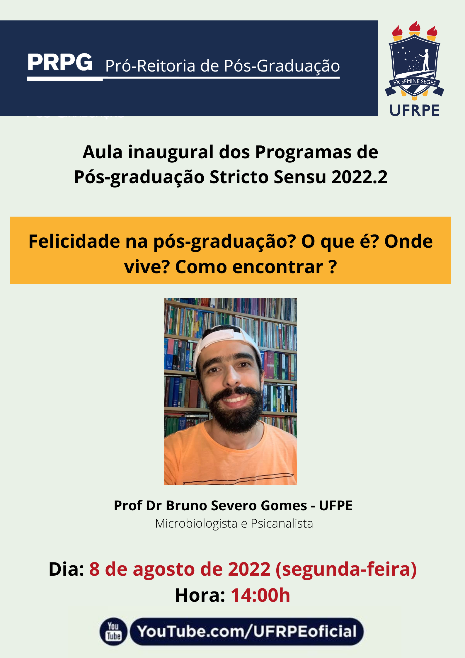 Aula inaugural 2022.2